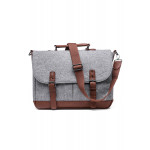 Wholesale Wool Messenger Bag with Padded Laptop Holder